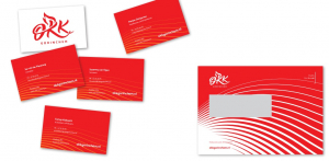 Visitekaartjes en envelop